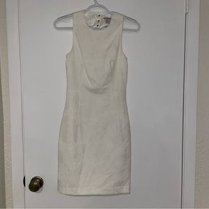 White cocktail dress